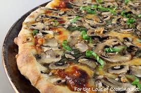 Garlic Pizza Bread with Cheese n Mushroom